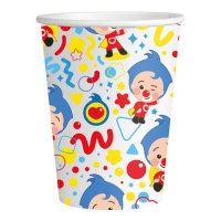 Plim Plim Clown Cups 250 ml - 8 pz.