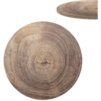 Tovaglietta circolare in sughero effetto legno - DCasa