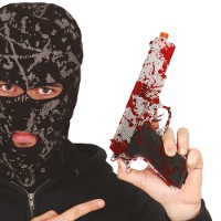 Pistola insanguinata di 24 cm