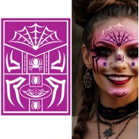Stencil per trucco ragnatela