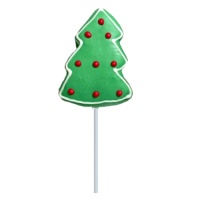 Lecca-lecca albero di Natale di nuvola con cioccolato 30 gr - 1 pezzo