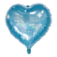 Palloncino Galactic Aqua Heart da 61 cm - Conver Party