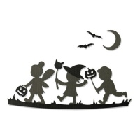 Lisa Jones Halloween Silhouette Die - Sizzix - 6 pezzi.