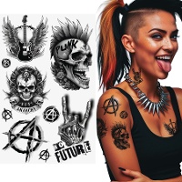 Tatuaggi temporanei punk