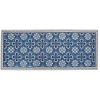 1,20 x 0,50 m tappeto cucina Blu idraulico