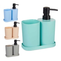 Set da bagno semplice - 3 pezzi