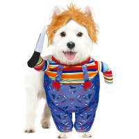 Costume da bambola diabolica per cani