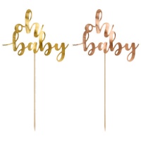 Oh baby cake topper 25 cm - 1 pezzo