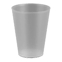 Bicchieri di plastica trasparente larghi da 500 ml - 25 pezzi