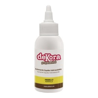 Colorante liquido idrosolubile colore giallo da 60 ml - Dekora