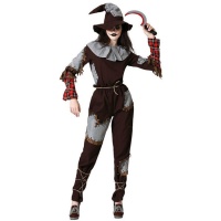 Costume da spaventapasseri assassino per donna
