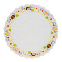 Centrino in carta 30 cm - Principesse da favola, confezione da 10 pezzi