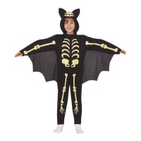 Costume scheletro pipistrello infantile