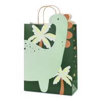 Borsa regalo per dinosauri 37 x 24 x 10 cm - 1 pz.