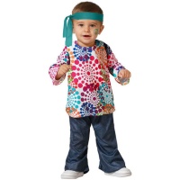 Costume da hippie colorato per bambini