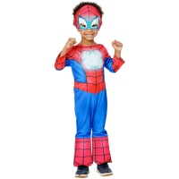 Spidy e il suo costume da Superteam di Peter Parker per bambini