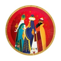 Piatto dei Re Magi da 17 cm - 8 unità