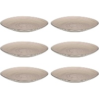Piatto da 27 cm spirale piano - 6 pezzi