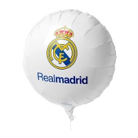 Palloncino del Real Madrid bianco da 45 cm