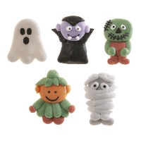 Figure di zucchero assortite di Halloween da 3,5 cm - Dekora - 50 unità