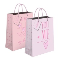 Borsa regalo Love da 33 x 45 cm - 1 unità