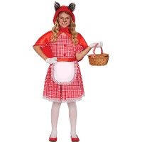 Costume da Cappuccetto Rosso lupo per ragazza