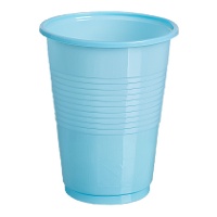 Bicchieri di plastica colorati da 200 ml - 25 pezzi