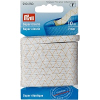 Nastro super elastico 0,7 cm bianco - Prym - 10 m