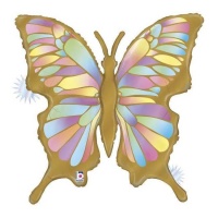 Globo farfalla effetto opal da 84 cm - Grabo