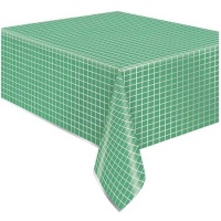 Tovaglia da picnic metallizzata verde 1,37 x 2,13 m