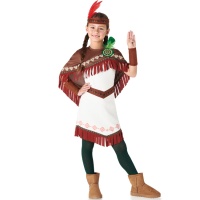 Costume da indiana Nuvola Bianca per bambina