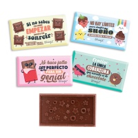 Tavoletta di cioccolato Mr wonderful da 20 gr - Dekora