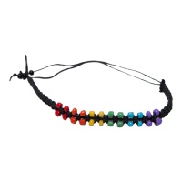 Bracciale di perline multicolore