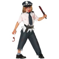 Costumi poliziotto zombie da bambino
