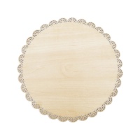 Sottotorta rotonda in legno da 29 cm - Scrapcooking