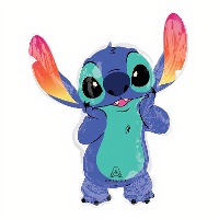 Palloncino a forma di Stitch 83 x 68 cm