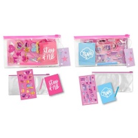 Set regalo per bambini con quaderno e adesivi - 1 pz.