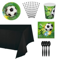 Pacchetto per festa di calcio GOAL - 8 persone
