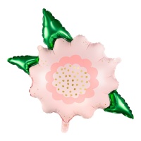 Palloncino a forma di fiore 60 x 50 cm - PartyDeco