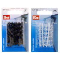 Bottoni a pressione in plastica da 0,7 cm - Prym - 24 coppie