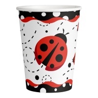 Coppette Coccinella 250 ml - 8 pz.