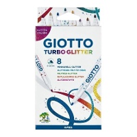Pennarelli glitter - Giotto - 8 pezzi
