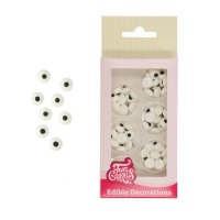 Figure di zucchero con occhi rotondi - FunCakes - 64 unità