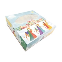 Scatola Roscon de Reyes da 31 x 31 x 8 cm - Sweetkolor