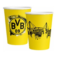 Bicchieri da 250 ml del Borussia Dortmund - 8 pezzi