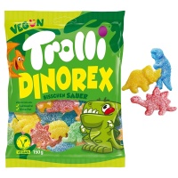 Dinosauri gommosi - Trolli Dinorex - 100 grammi