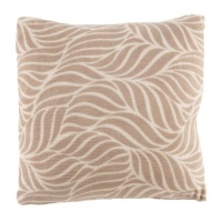 Cuscino a foglia beige da 43 cm