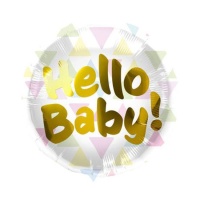 Palloncino tondo Hello Baby 45 cm