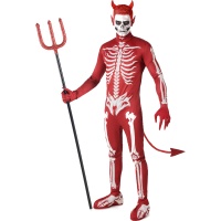 Costume da scheletro demoniaco per uomo