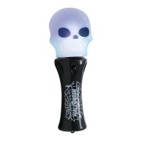 Torcia a forma di teschio di 14 cm